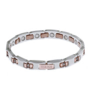 Титановый магнитный браслет WHITE