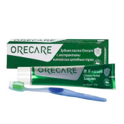 Зубная паста "Orecare" с экстрактом китайских трав (с зуб.щеткой)